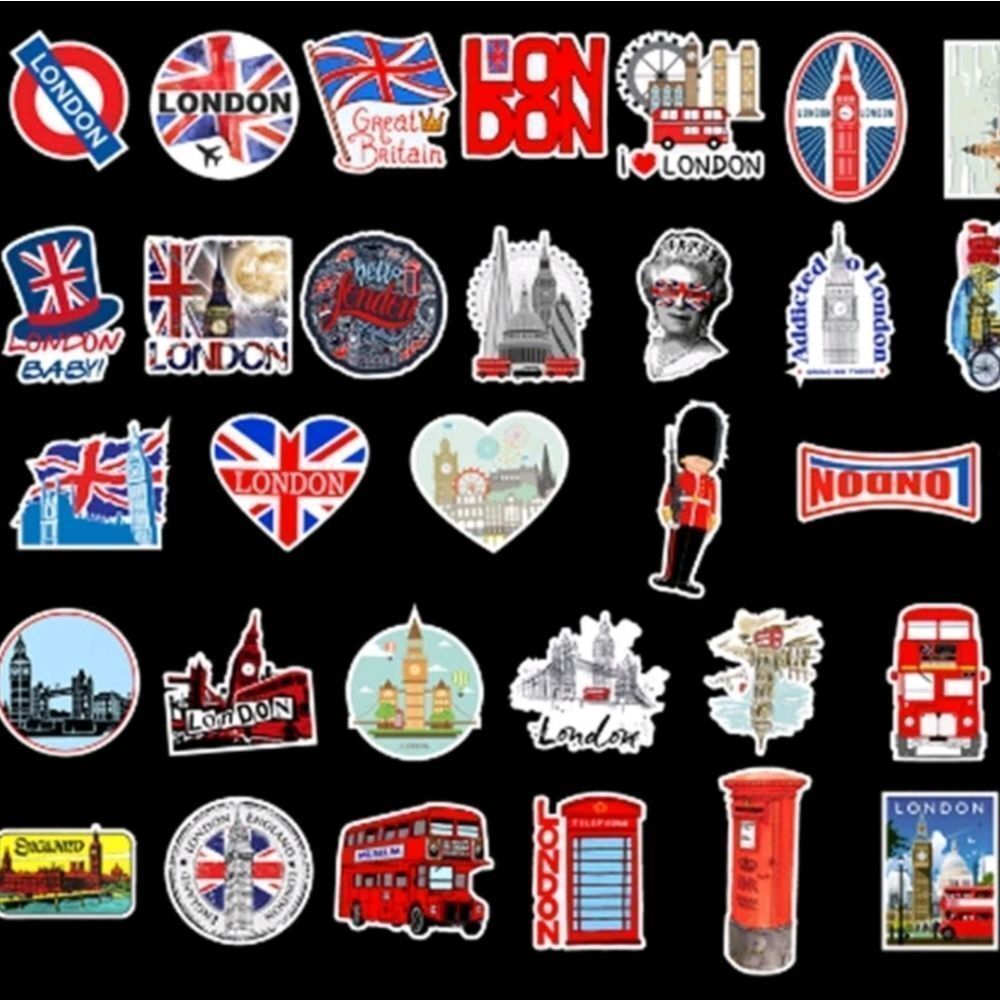 London UK British Assorted Stickers - Picture 3 of 6